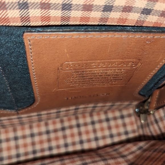 Korchmar Garfield Leather Laptop Briefcase - Picture 12 of 15